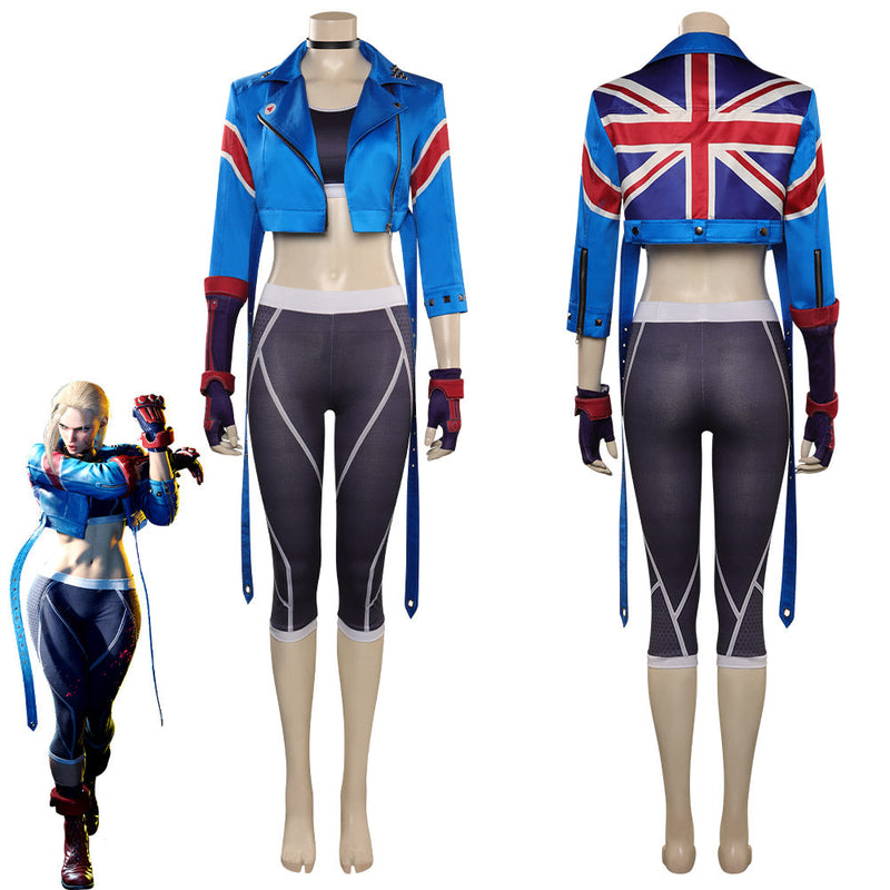 Street Fighter 6 Cammy Cosplay Costume Outfits Halloween Carnival Party Suit