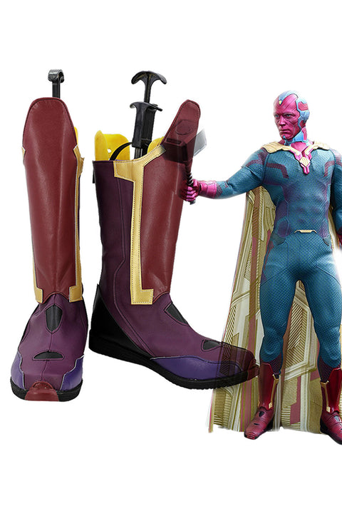 Avengers Infinity War Vision Cosplay Shoes Boots