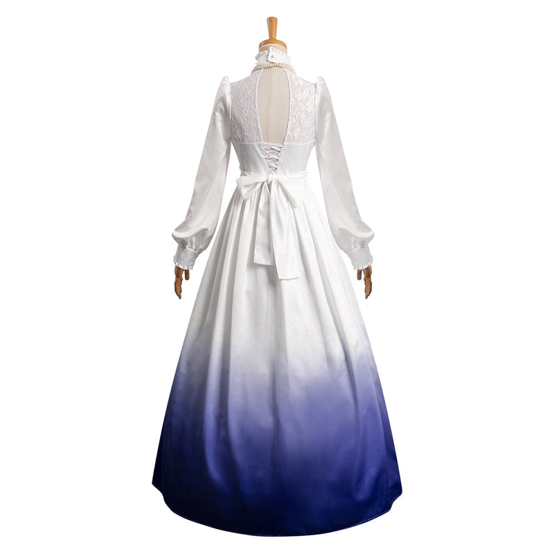 Haunted Mansion Constance Hatchaway Ghost Bride Dress Outfits Halloween Cosplay Costume
