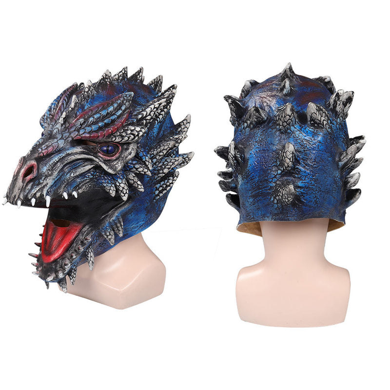 House of the Dragon Dragon Mask Cosplay Latex Masks Helmet Costume Props