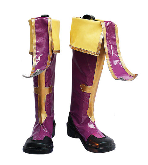 BLAZBLUE Kisaragi Jin Cosplay Boots Shoes