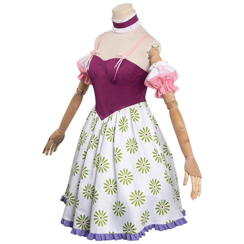 Haunted Mansion Sally Slater Ghost Outfits  Halloween Carnival Cosplay Costume