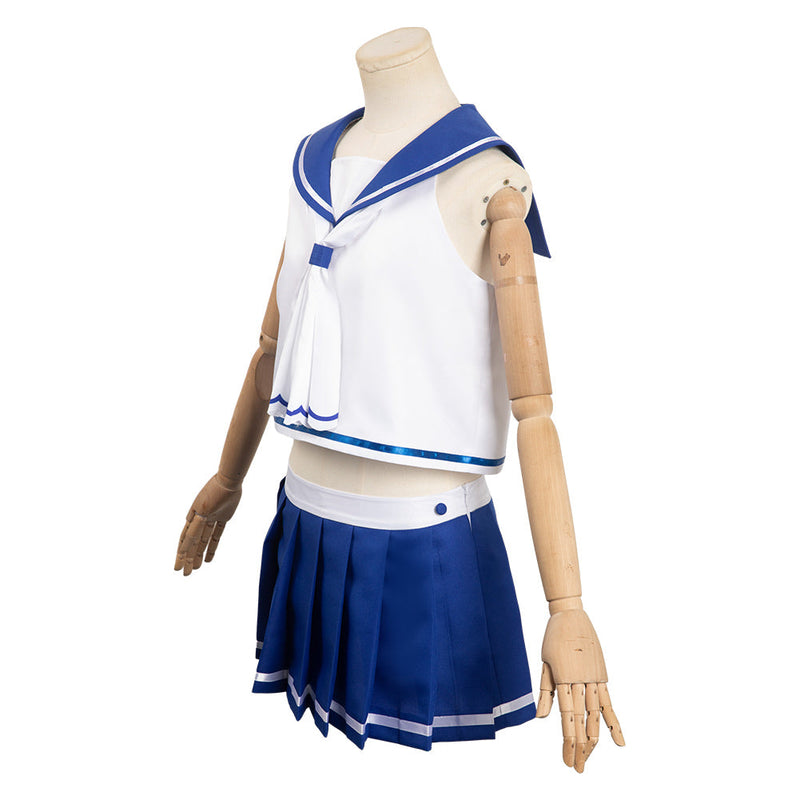 OSHI NO KO Hoshino Rubii Blue Sailor Dress Outfits Halloween Carnival Cosplay Costume