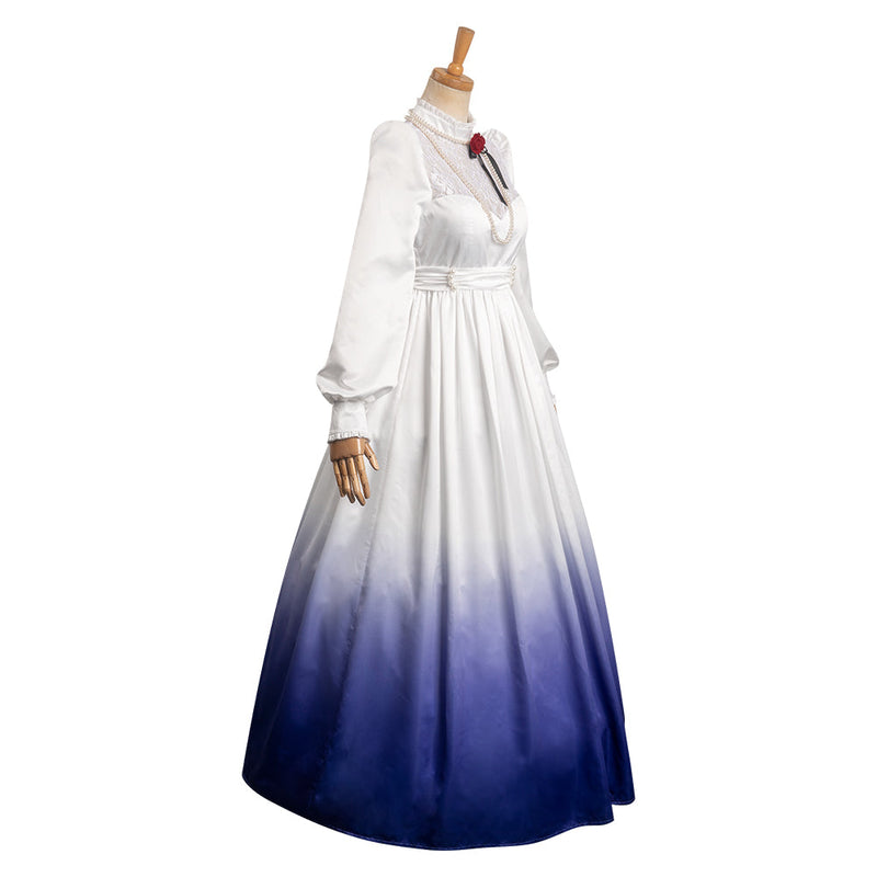 Haunted Mansion Constance Hatchaway Ghost Bride Dress Outfits Halloween Cosplay Costume