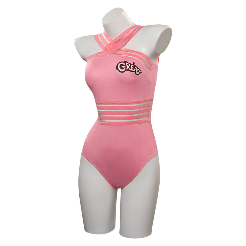 Grease: Rydell High Cheerleader Swimsuit Cosplay Costume Halloween Carnival Party Disguise Suit