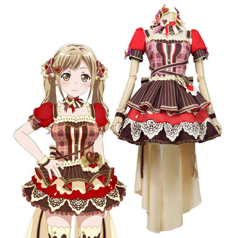 BanGDream Girls Band Party Dustabata Ichigaya Arisa Cosplay Costume