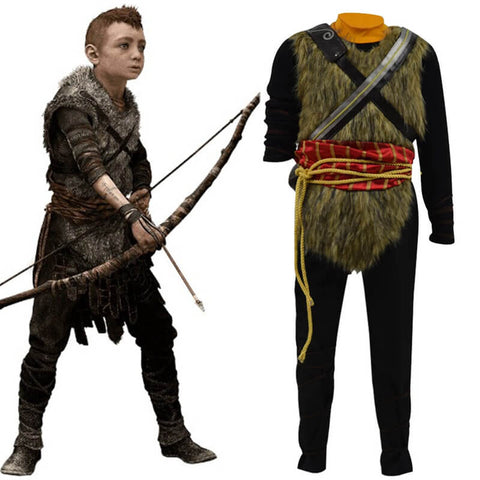 ACcosplay God of War 4 Atreus Cosplay Costume Halloween Guide