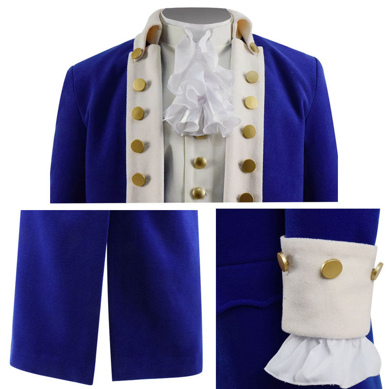 Hamilton Aaron Burr Cosplay Costume Stage Costume Suit for Show Alexander Hamilton