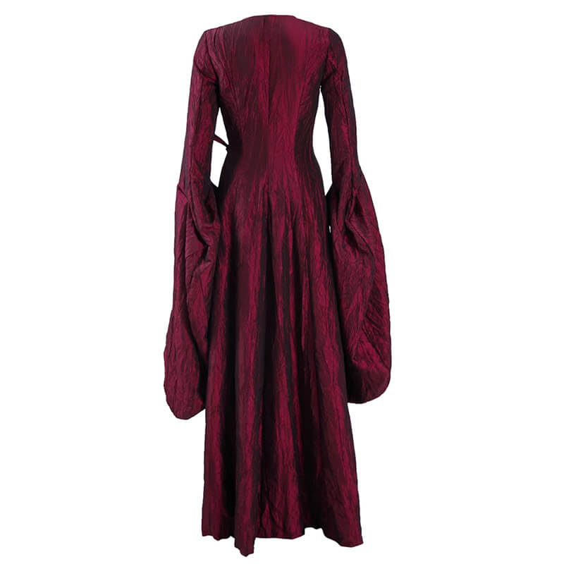 Game of Thrones Melisandre Red Long Dress Cosplay Costume Women Halloween Outfit