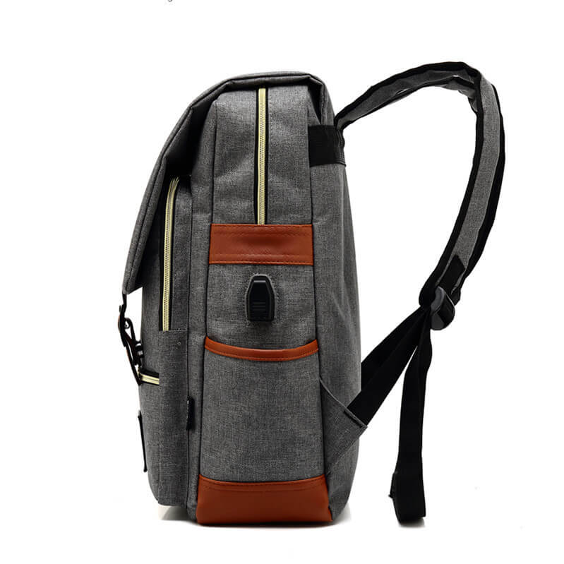 Stranger Things Backpack College School Bag Laptop Daypack(Black USB)