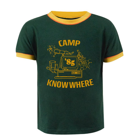 Stranger Things Dustin Shirt Camp Know Where Ringer Tee For Kids/Adults