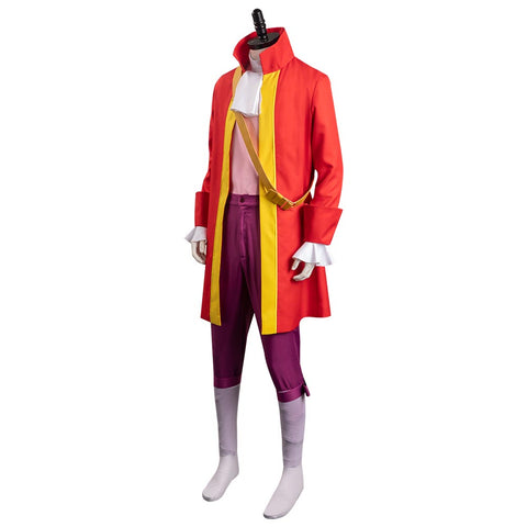 Anime Peter Pan Captain Hook Cosplay Costume Halloween Carnival Party Disguise Suit