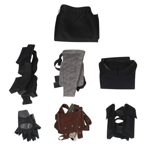 Resident Evil 4 Remake Leon S.Kennedy Cosplay Costume Halloween Carnival Party Disguise Suit