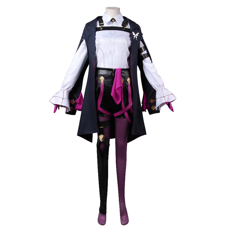 Anime Honkai: Star Rail Kafka Cosplay Costume Outfits Halloween Carnival Party Disguise Suit