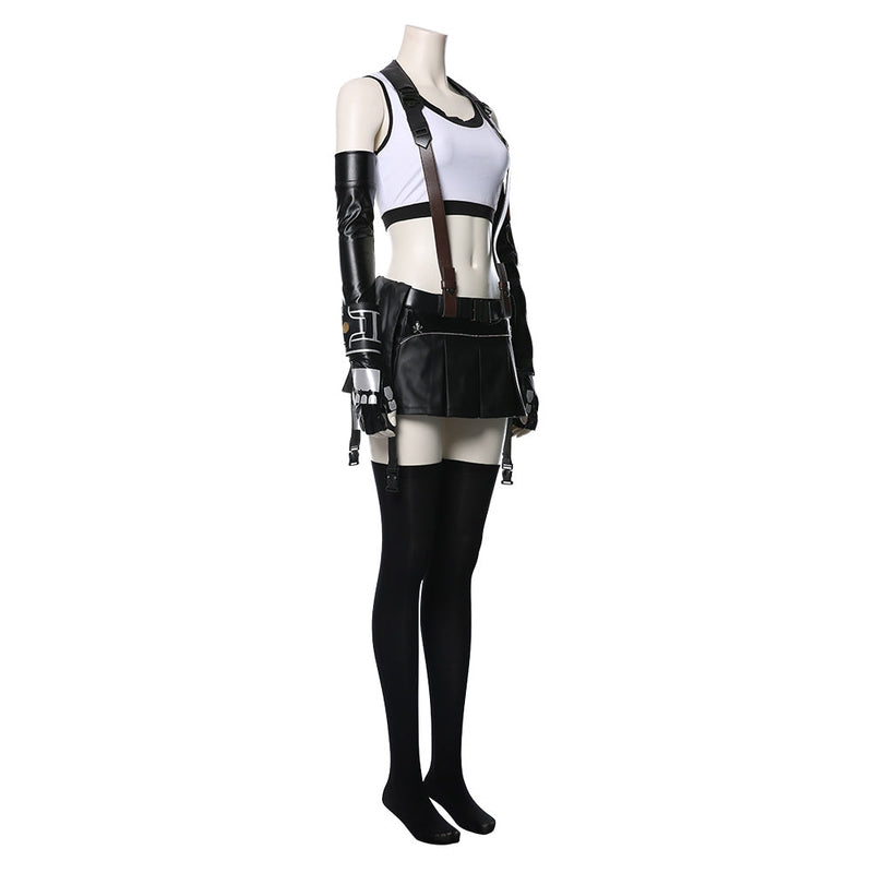 Final Fantasy VII FF7 Remake Tifa Lockhart Cosplay Costume Full Set Game Costume Outfits