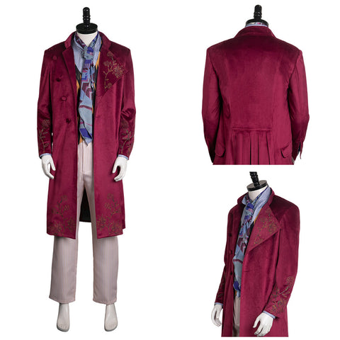 Cosplay Costume Outfits Halloween Carnival Suit cos cosplay Wonka Red