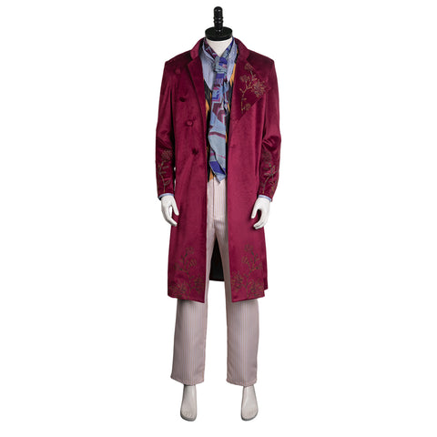 Cosplay Costume Outfits Halloween Carnival Suit cos cosplay Wonka Red