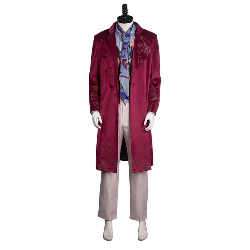 Cosplay Costume Outfits Halloween Carnival Suit cos cosplay Wonka Red