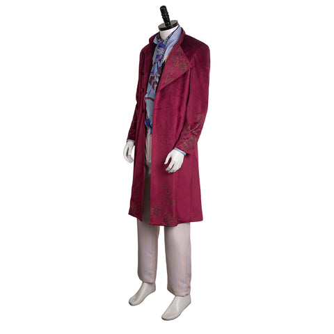 Cosplay Costume Outfits Halloween Carnival Suit cos cosplay Wonka Red