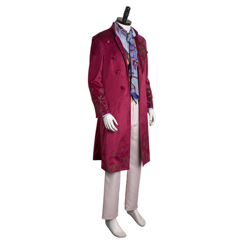 Cosplay Costume Outfits Halloween Carnival Suit cos cosplay Wonka Red