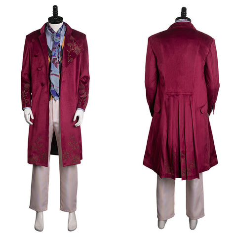 Cosplay Costume Outfits Halloween Carnival Suit cos cosplay Wonka Red