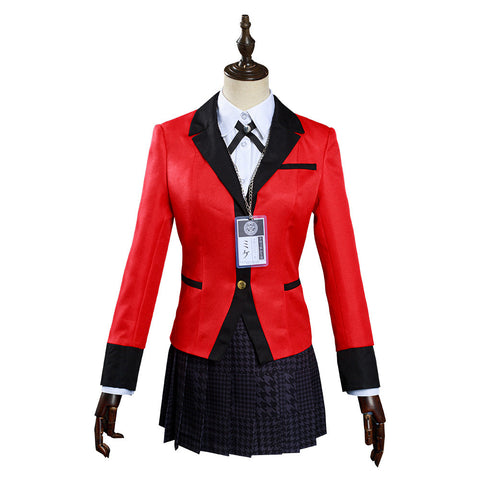 Kakegurui: Compulsive Gambler Jabami Yumeko/Meari Saotome Halloween Christmas Cosplay Costume