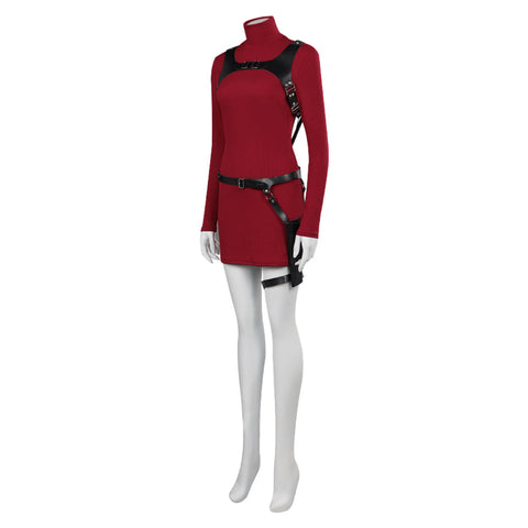 Resident Evil 4 Biohazard RE:4 Ada Wong Cosplay Costume Halloween Carnival Party Disguise Suit