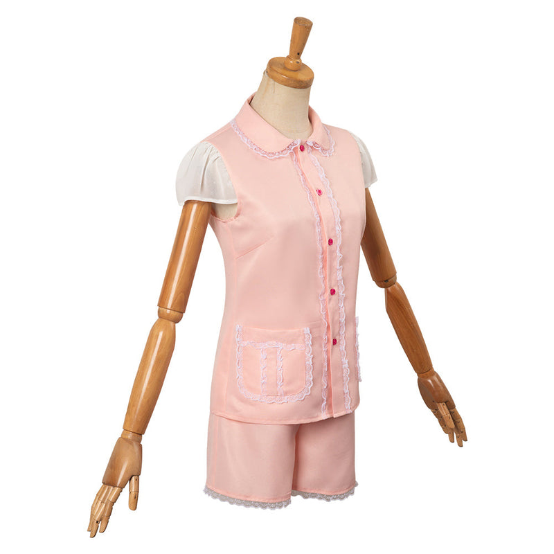 2023 Doll Movie Sleepwear Two-Pieces Pajamas Outfits Halloween Carnival Cosplay Costume