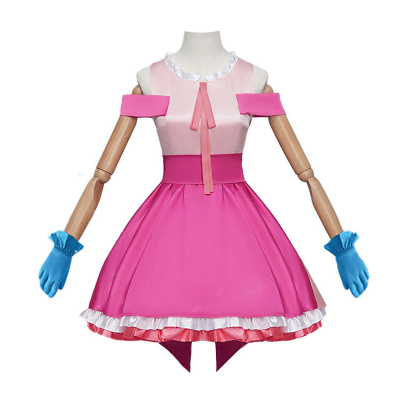 OSHI NO KO Hoshino Rubii Pink Dress Outfits Halloween Carnival Party Cosplay Costume
