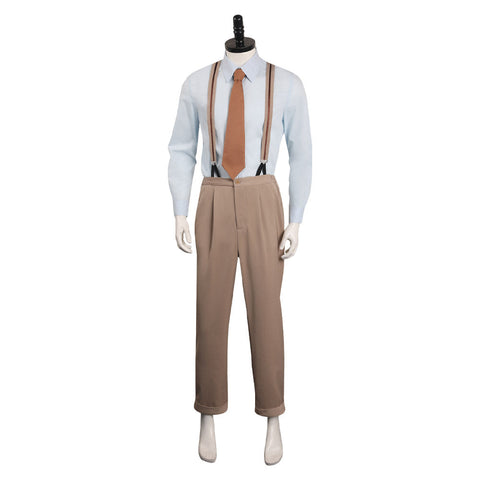 Movie Oppenheimer Brown Outfits Halloween Carnival Cosplay Costume