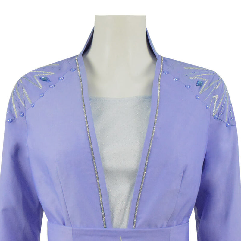 ACcosplay Frozen 2 Queen Elsa Dress Cosplay Costume Halloween 2019