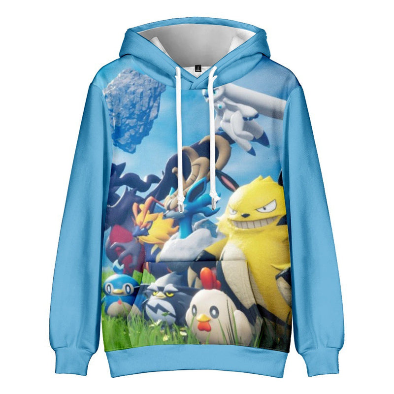 Kids Children Game Palworld Cosplay Game Peripheral Hoodie Sweatshirt