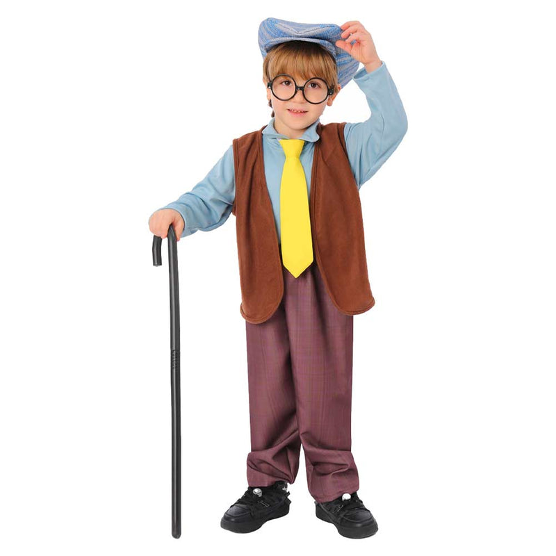 Kids Children Grandpa Cosplay Costume Outfits Halloween Cosplay Carnival Suit