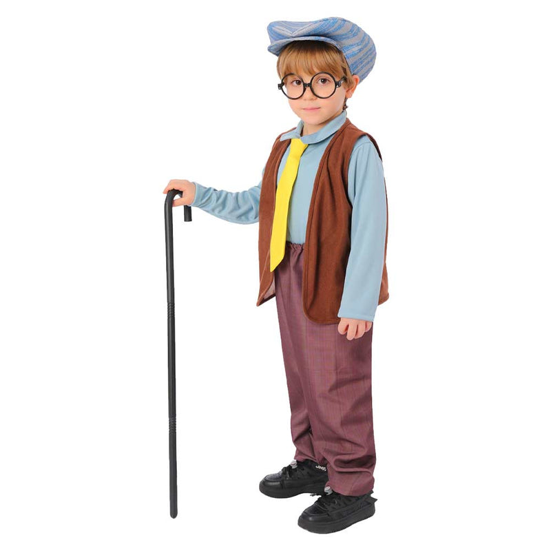 Kids Children Grandpa Cosplay Costume Outfits Halloween Cosplay Carnival Suit