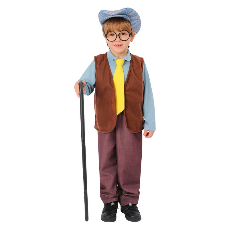 Kids Children Grandpa Cosplay Costume Outfits Halloween Cosplay Carnival Suit