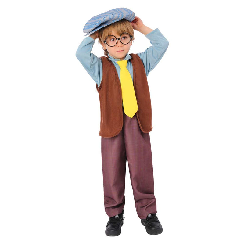 Kids Children Grandpa Cosplay Costume Outfits Halloween Cosplay Carnival Suit