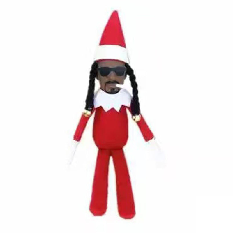 Snoop on A Stoop Hip Hop Lovers Resin Toys Cartoon Soft Stuffed Dolls Mascot Birthday Xmas Gift