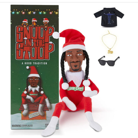 Snoop on A Stoop Hip Hop Lovers Resin Toys Cartoon Soft Stuffed Dolls Mascot Birthday Xmas Gift